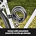 Master Lock Cable Lock, Set Your Own Combination Bike Lock, 6 ft. Long, Black, 8122D