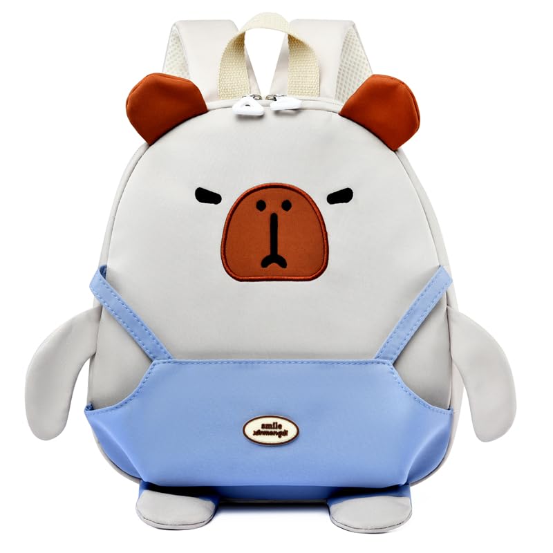 Capybara Stylish Large Capacity Backpack with Zipper Closure for Adventures