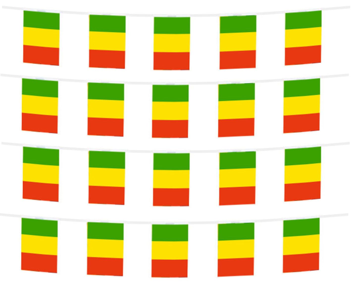 FFILL Mali Banner Flag, Mali Mini Flag Small Banner, for Party, Shops and Bars Decorations, And International Day Celebrations. (Mali)