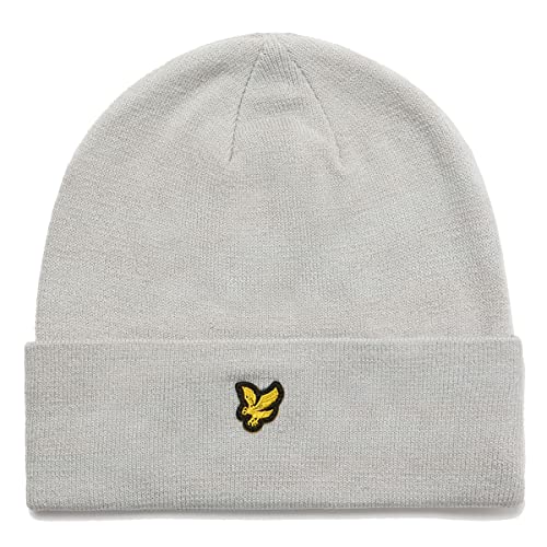 Lyle & Scott Unisex Classic Beanie Hat - Light Grey Marl - One Size
