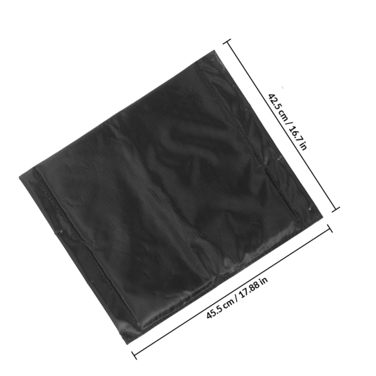 Cojines para Silla de Ruedas 2 Piezas Asiento de Repuesto Antideslizante Tejido Oxford Negro Transpirable Acolchado Grueso de Espuma para Mayor Confort y Durabilidad