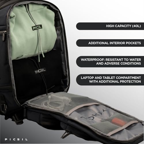 PICSIL-Maverick-20-Tactical-Backpack-40L-Large-Capacity-Waterproof-Military-Backpack-for-Crosstraining-Camping-Navy