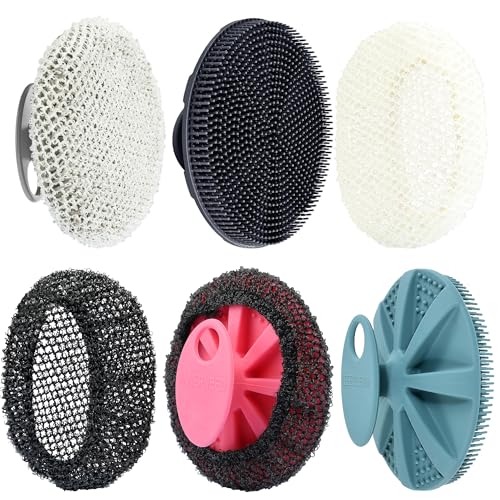INNERNEED Food-Grade Soft Silicone Body Scrubber Shower Brush Gray | Handheld Cleansing Skin Brush Gentle Exfoliating and Lather Well Hygienic Bath Scrub for Women Men product thumbnail 15