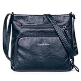 Crossbody Purses for Women Soft Vegan Leather Cross Body Handbag Lightweight Medium Shoulder Purse Travel Casual Bag