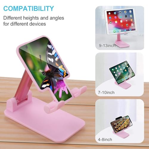 Support de téléphone coloré papillon original à offrir pour équiper un bureau