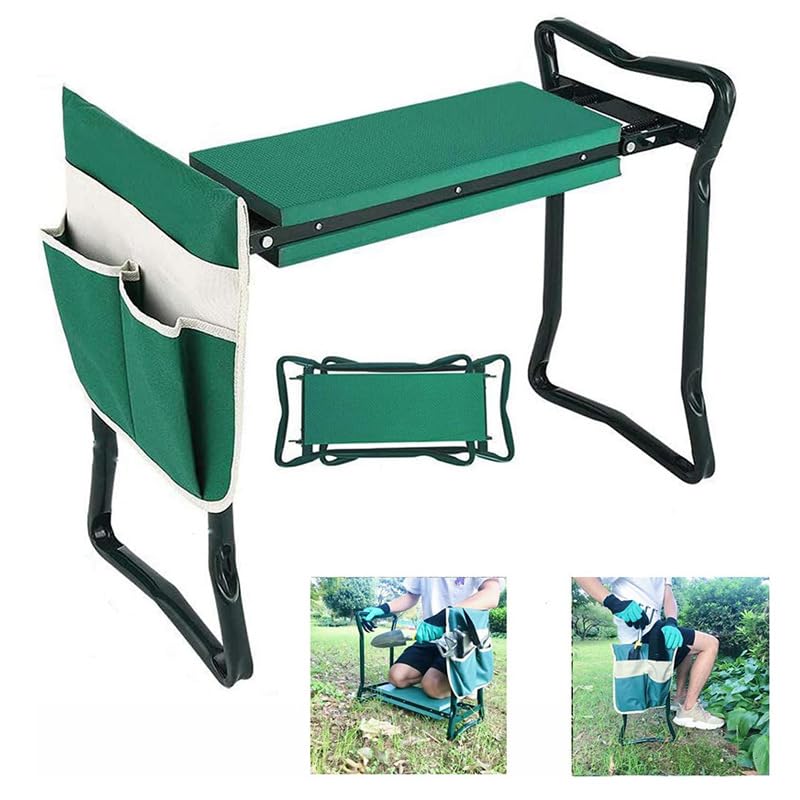 Tabouret de jardin portable et repose-genoux pour cultiver sereinement