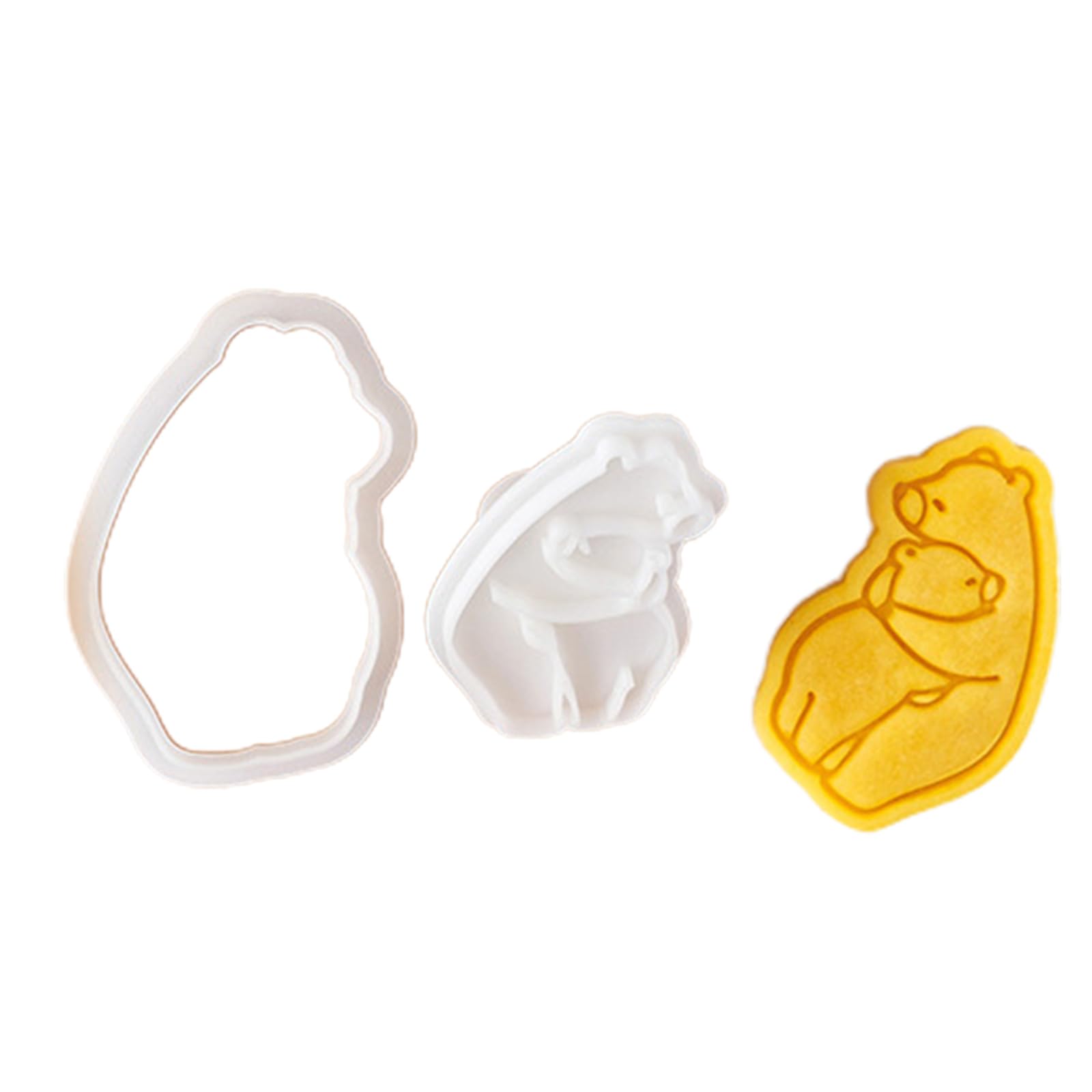 MALSSE Cartoon Animal Cookie Mold Lovely Biscuits Molds Food Grade Silicone for Baking Enthusiasts and Children Food Grade Silicone Mold