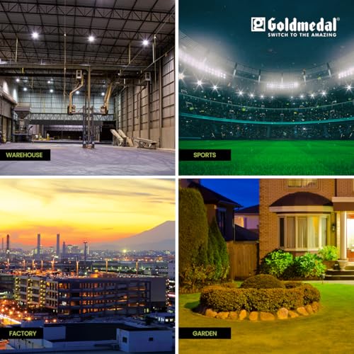 Image of Goldmedal Beacon 200W LED Flood Light - Cool Daylight (6500K) | Rating IP66 | Suitable for Outdoor Application |Long Lifespan | Eco-Friendly & Energy Efficient | (Pack of 1)