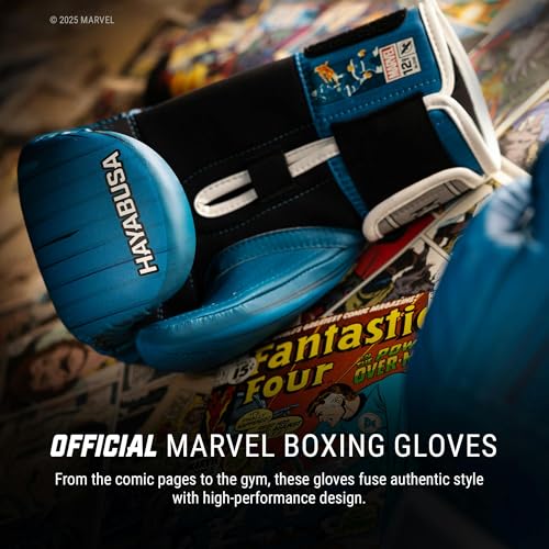 Image of Hayabusa Marvel Classic Boxing Gloves for Men, Women & Kids - Officially Licensed | 16oz 12oz 8oz 6oz Training, Sparring, Bag & Pad Work