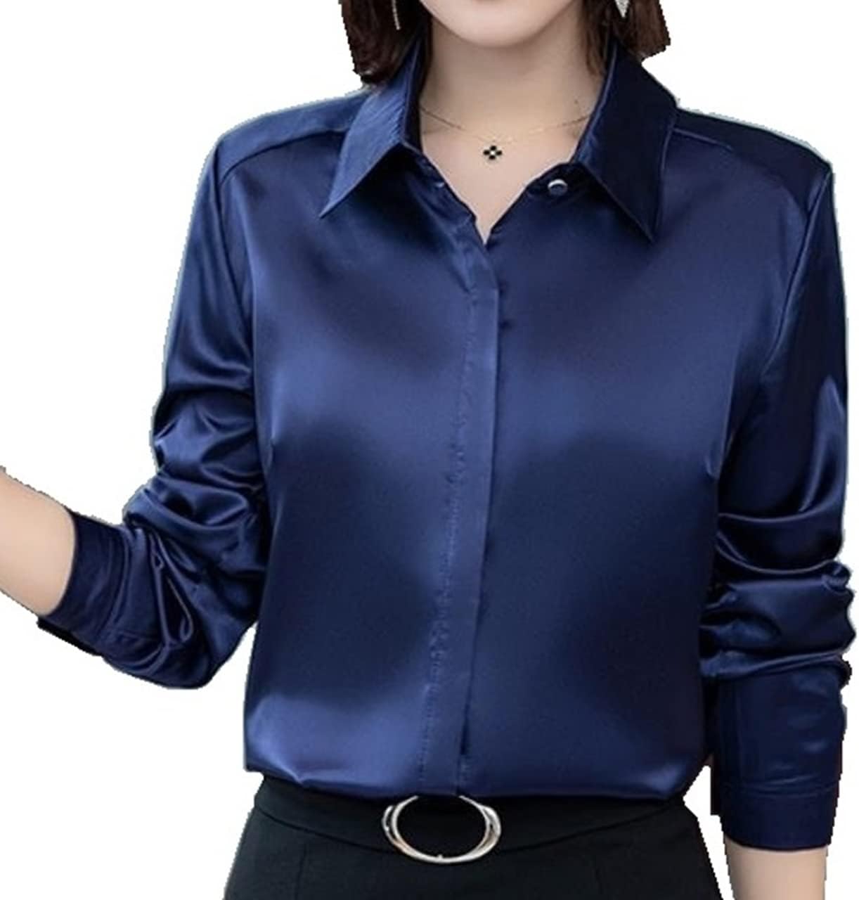 サテンブラウス フェチ 光沢・*・:♪サテンブラウス・*・:♪サテンスカート*・:つるつる♪・*・:♪フェチ・*・:♪女装さん|レディースファッション