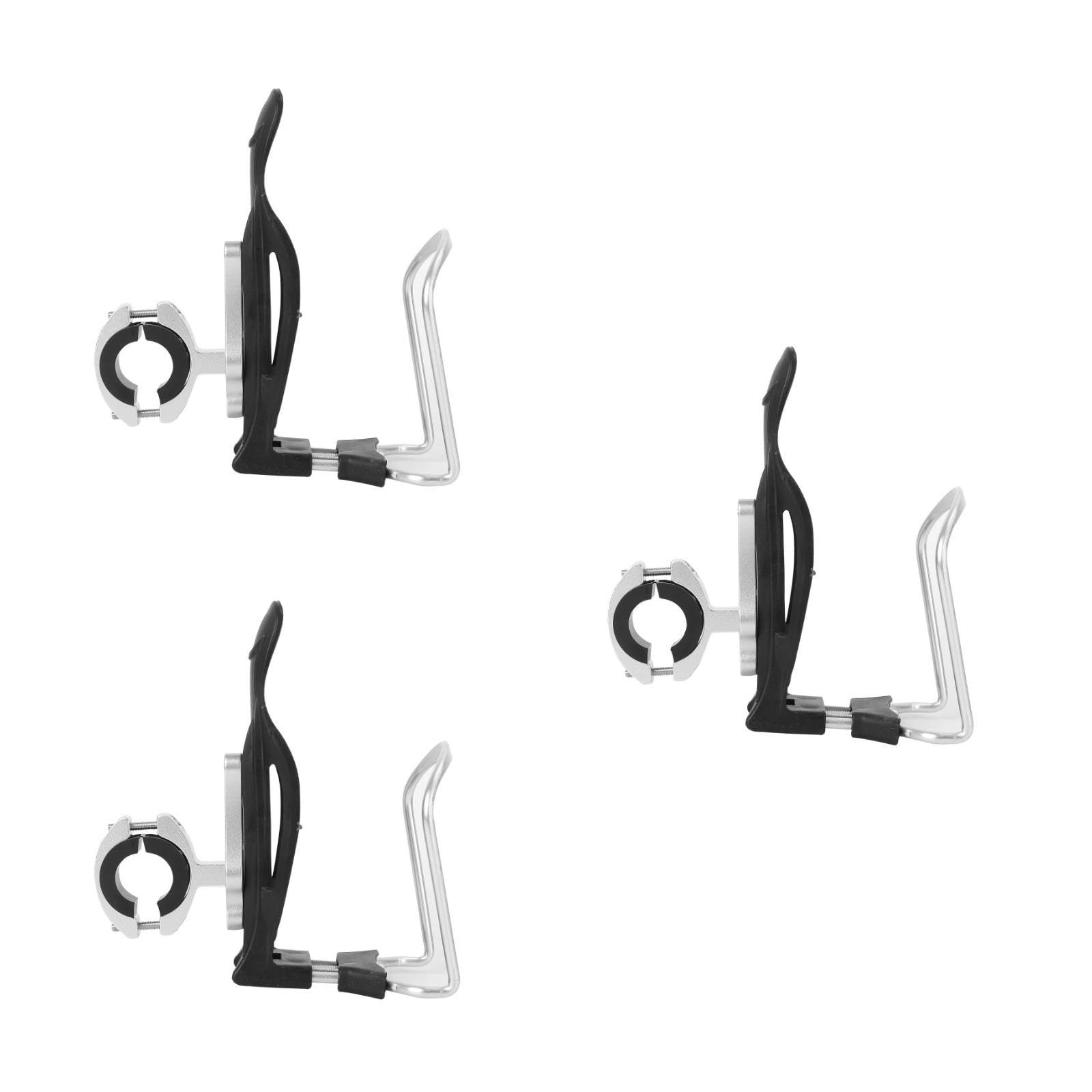 Supvox 3stücke Verstellbarer Fahrrad Flaschenhalter Aus Aluminium Und Kunststoff Teleskopische Wasserflaschenhalterung Für Mountainbikes Rennräder Und Klappräder Silber