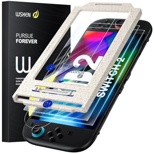 Listado de para la pantalla - 5 favoritos. 33 2 Piezas Protector de Pantalla para Nintendo Switch 2(2025), Vidrio Templado Irrompible, Eliminación Automática de Polvo, Alineación Automática Sin Burbujas y Antiarañazos,...