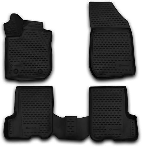 Element EXPNLC3D4132210k Alfombrillas de goma antideslizante para Dacia SanderoStepway Year 14-20 color negro