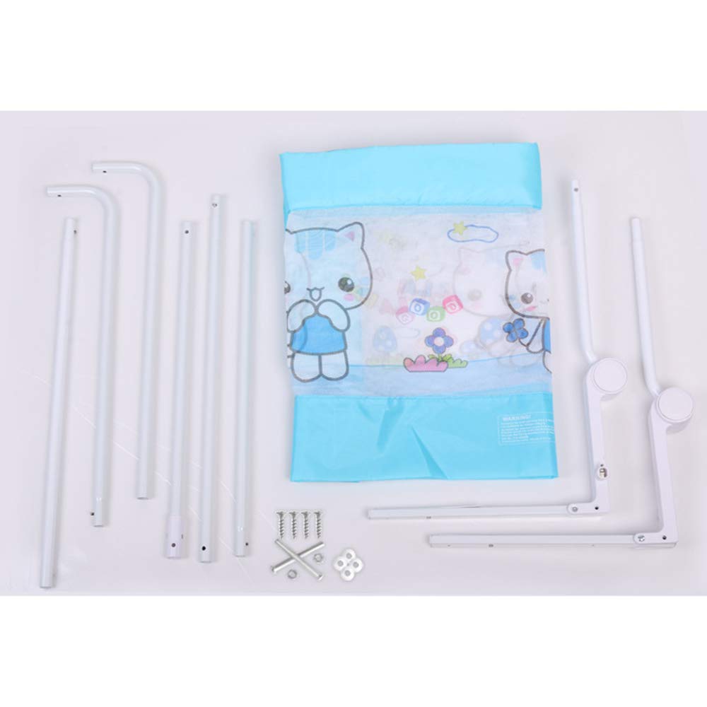 Barandilla de Cama para bebé, Protector anticaídas para Cama de niños pequeños, barandilla de Malla Transpirable abatible para bebés y niños, Amarillo, 150 cm x 66 cm