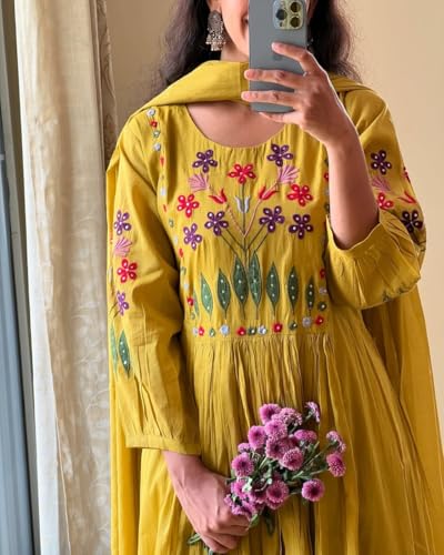Ensemble kurta et pantalon coton contre la chaleur vêtement ample - 4