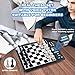 LC2B Advanced Electronic Chess Set with ELO 2200+ Engine & Talking AI Tutor, Comfortable Size Electronic Chess Board Perfect for Chess Lovers, Smart Computer Chess Game Set with Strong Magnet(Black)