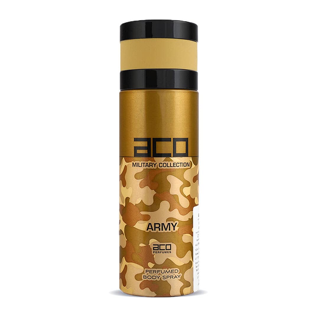 Aco Army Premium Deodorant, Long Lasting, Fresh & Soothing Fragrance Body Spray For Mens, 200ml-image-4