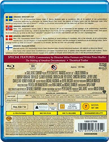 Amadeus Director's Cut Blu-ray para noches de cine histórico y ópera en casa 3