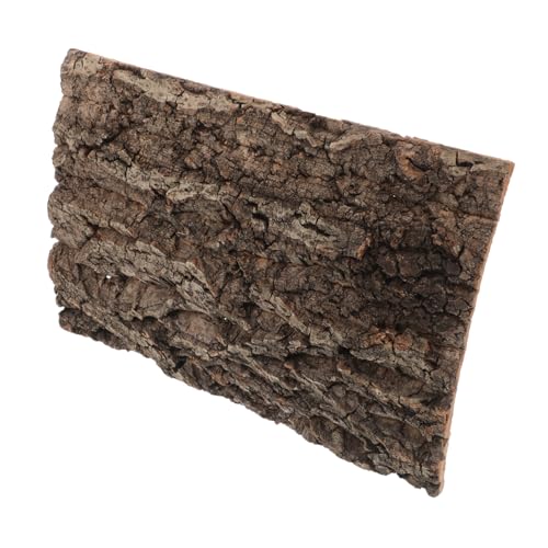 BESPORTBLE 自然なコルク樹皮背景板 爬虫類テラリウム 水槽用装飾ボード のデザイン 柔らかい質感 父ひげトカゲ ヤモリ ヘビ用装飾