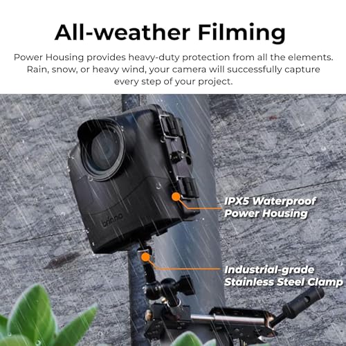 Image of Brinno BCC2000 Construction Time Lapse Camera Bundle, 2-Pack - 1080P Outdoor Project Monitoring System with TLC2000 Camera, Industrial Clamp, & Weather-Resistant Housing - Up to 1-Year Battery Life