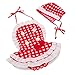Swimwear,Swimsuit Kiddom Baby Girls Tartan Housewife Style One-piece Bathing Suit