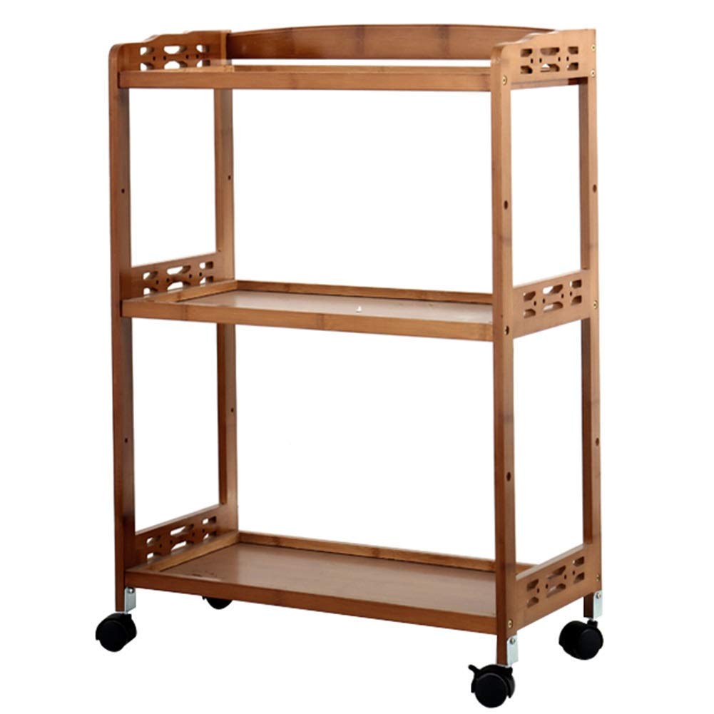 Carrelli Portavivande Multifunzione, Carrelli Bar, Soggiorno, Design con Corrimano A 3 Strati, Facili da Spingere E Tirare, Impermeabili, 2 Misure, Cucina, Marr