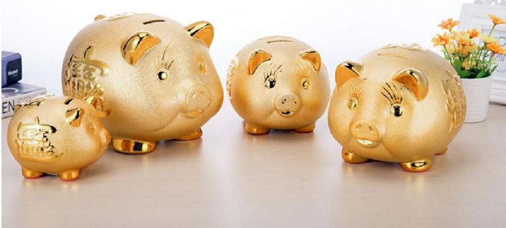 Amazon.co.jp: 【神話広場】 ブタ 豚 貯金箱 ラッキー アイテム 正月