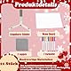 Lumi Board, Memo Board, 11.81Zoll*7.87Zoll Memo Board Mit 2 Tüchern Und Ständer, Wiederbeschreibbares Writing Board, Lumi Board Mit 7 Farbstiften, Schreibtafel Abwischbar für Das Heimschulbüro
