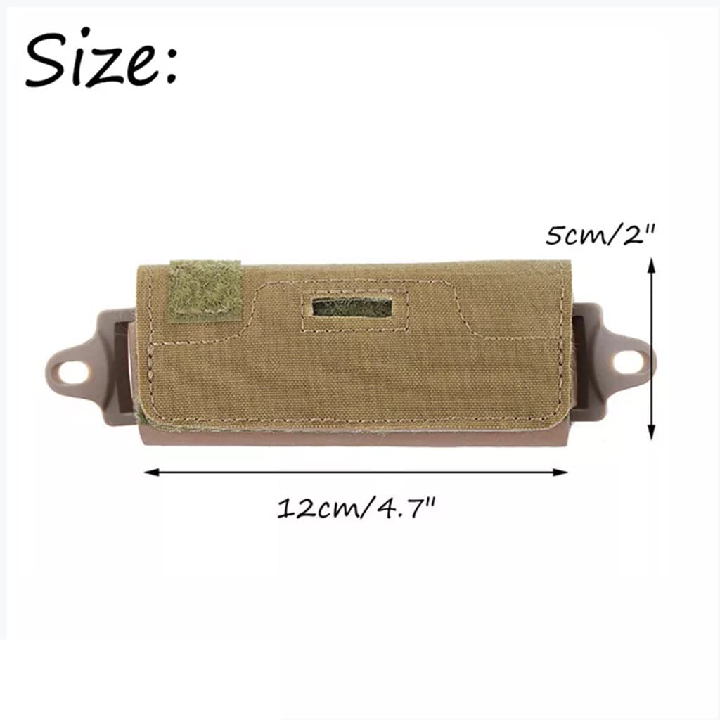 TS TAC-SKY Fast Tactical Helmet Balance Counterweight Bag PJ BJ MH MC Tactical Helmet Balance Bag Waterproof Battery Bag with 5 Lead Pieces Rear Counterweight Bag
