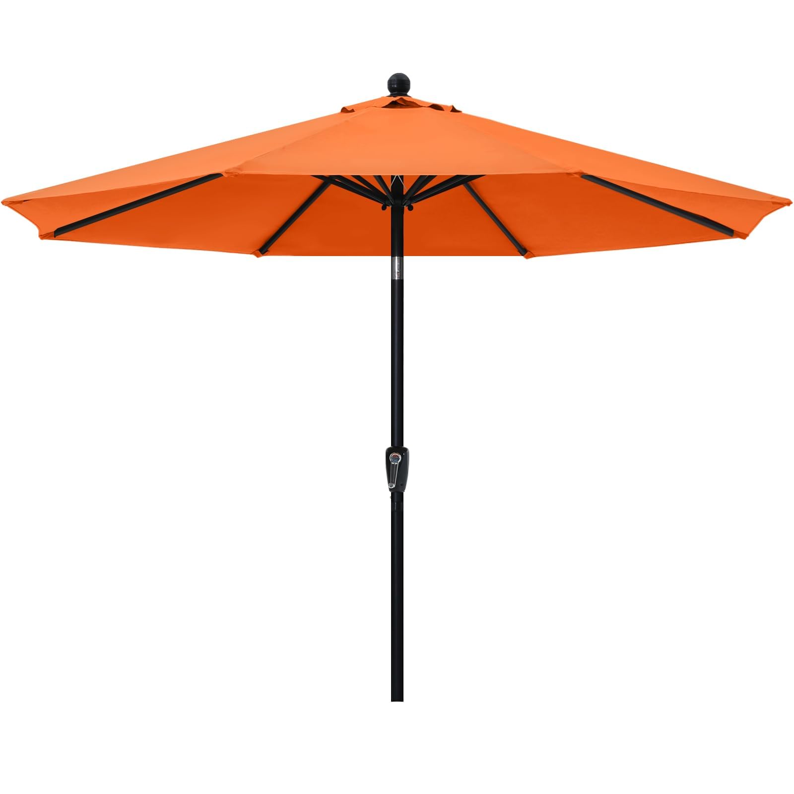 ABCCANOPY Sonnenschirm wasserdicht UV50+ mit Kurbel | wasserdichtes 300D Polyester, farbecht & lichtecht, 230/270/300 cm für Garten, Terrasse & Strand