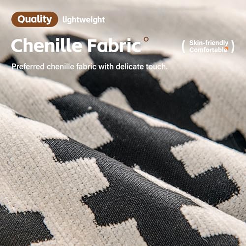 Housse de canapé sectionnelle lavable grand angle chenille A5 - 3