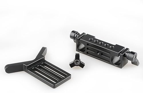 Miniatura 5 de CAMVATE Soporte de lente 0.591 in Rod Clamp Rail Block para DSLR Rig Rod Soporte Rail System - 1108