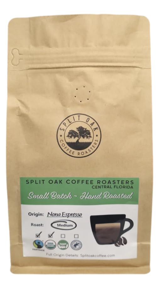 Organic Nona Espresso Granos Enteros 12 Onzas