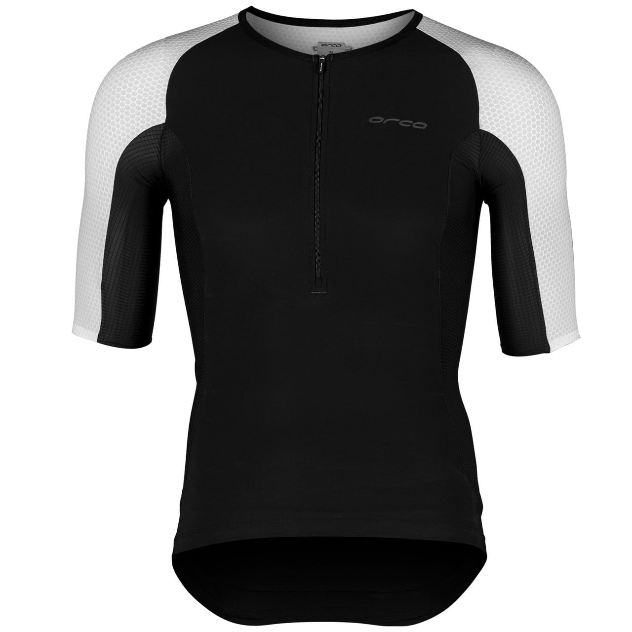 Orca Men's Athlex Sleeved Tri Top (White, Large)