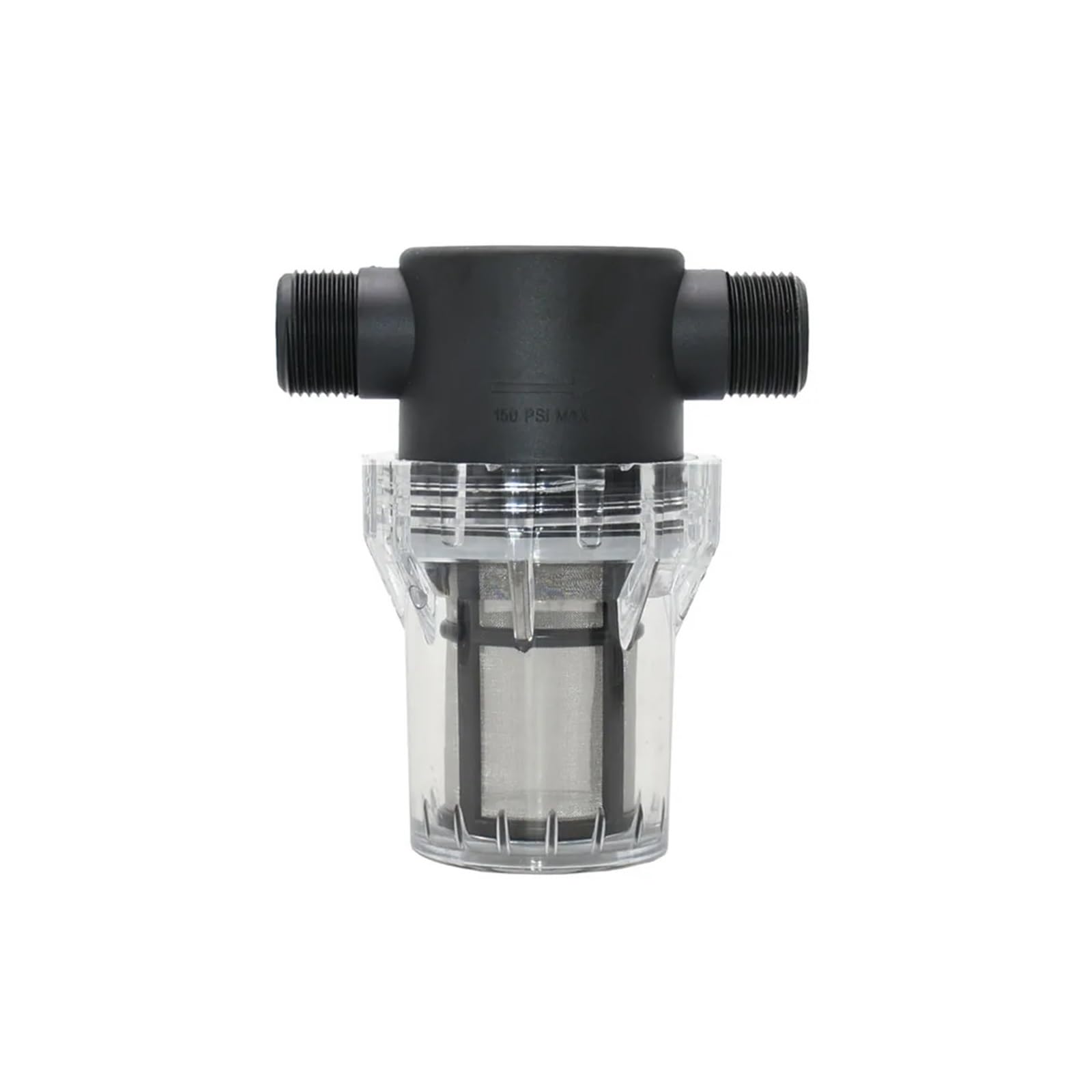 Adaptador de grifo de tanque con filtro, rosca macho/hembra de 1/2, 3/4 y 1 pulgada, for filtro de agua, accesorio for barril de lluvia de 1000 l.(B)