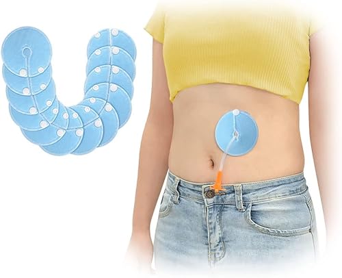 Gtube - Fundas para botones, almohadillas para tubo de alimentación, soporte para tubo de nefrostomía, suministros de catéter de nefrostomía,