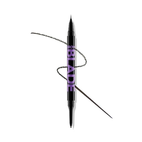 Urban Decay Brow Blade 2 en 1 Microblading - Lápiz para cejas + lápiz impermeable - A prueba de manchas, resistente a la transferencia - Punta fina