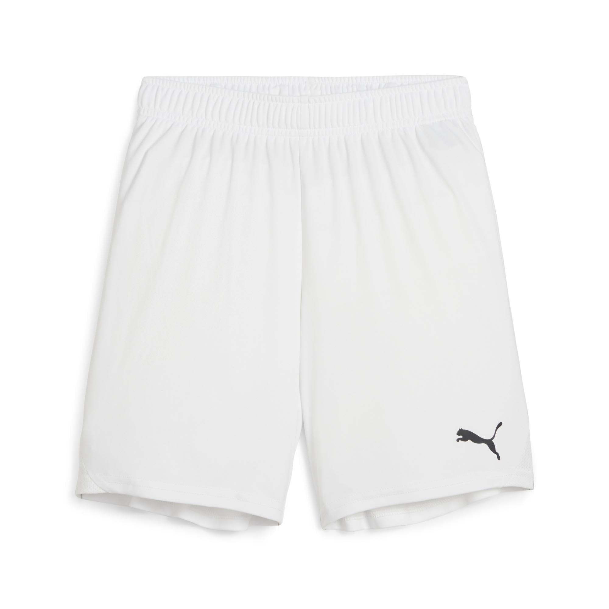 PUMA Unisex Teamgoal Jr Knitted Shorts, Puma White-puma Black, 152 EU