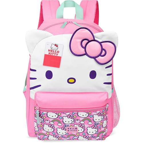 Hello Kitty Mochila, Rosa, 44x35x17cm