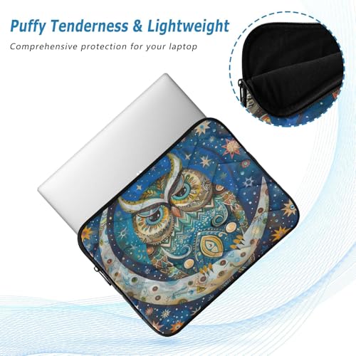 Funda para Laptop ALAZA Boho Owl Star Moon 13-14 pulgadas miniatura 5