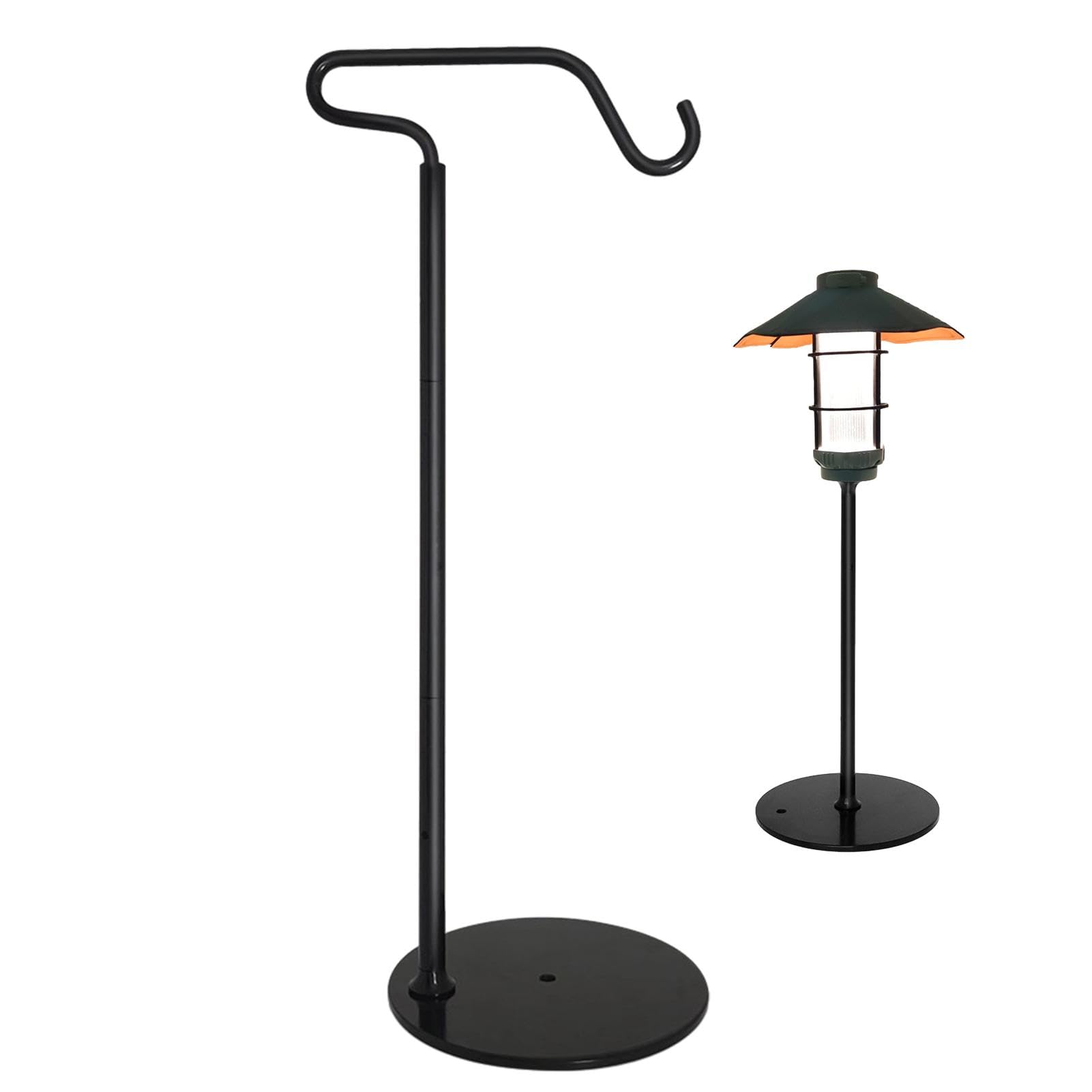 Support Lampe Camping Portable Pliable - Porte Lanterne Rotatif 360° Pour Randonnée Et Extérieur
