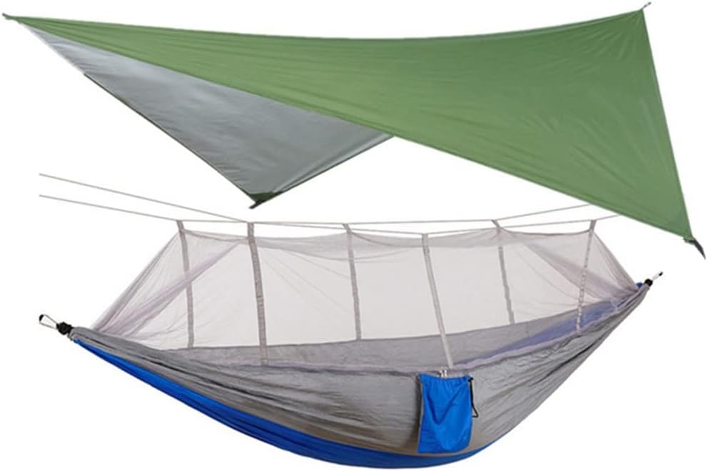 Portable Outdoor Camping Mosquito Net HammockTent with Hammock Canopy High Strength Parachute Hanging Bed Sleeping Swing