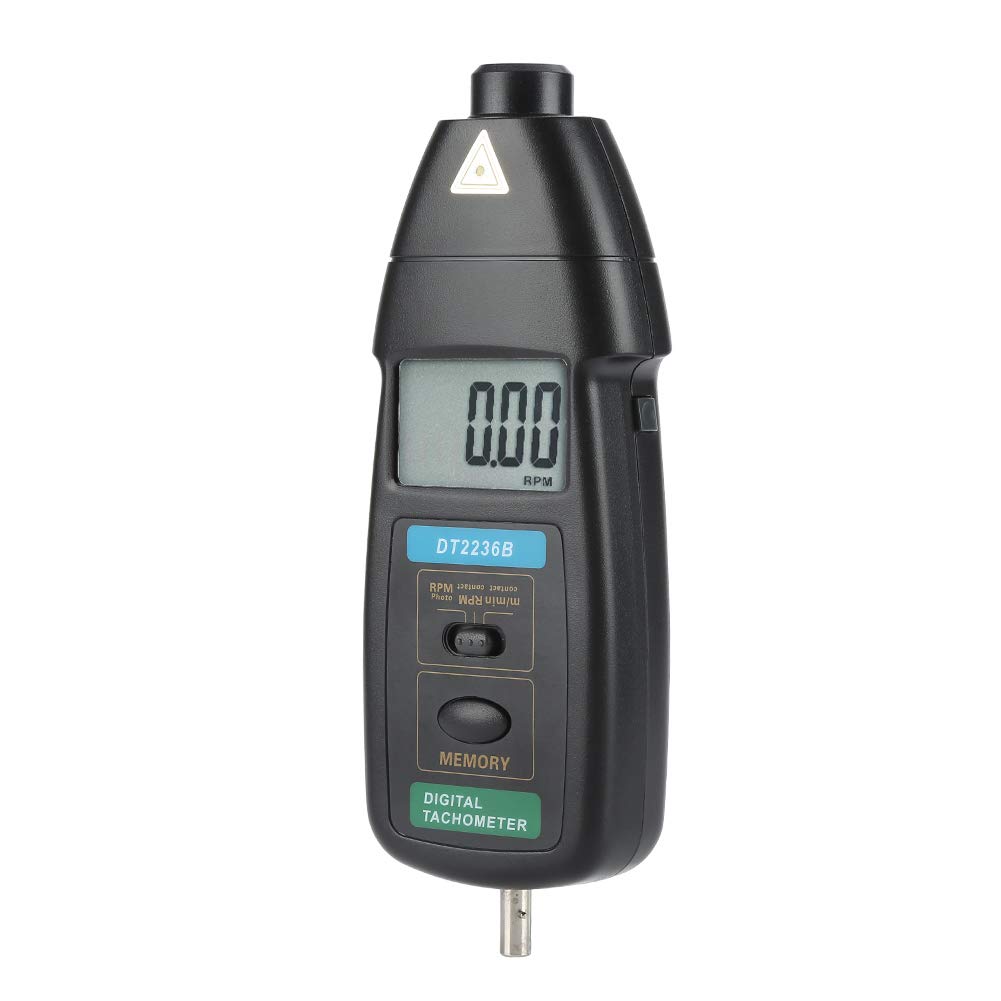 Digital Tach, Handheld Professional Tach, Wide Measurement Range for