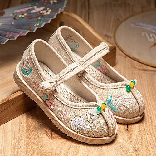 Vintage Style Traditional Handmade Cloth Shoes Girls Embroidered Shoes2