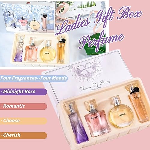 Gbbazu Sweet Fresh Eau de Parfum for Women, 4 in 1 Fruits and Flowers Fragrance Mist Set, Ladies Perfume Spray Day Night Lasting Parfum de Toilette, 25ml*4 - Image 3