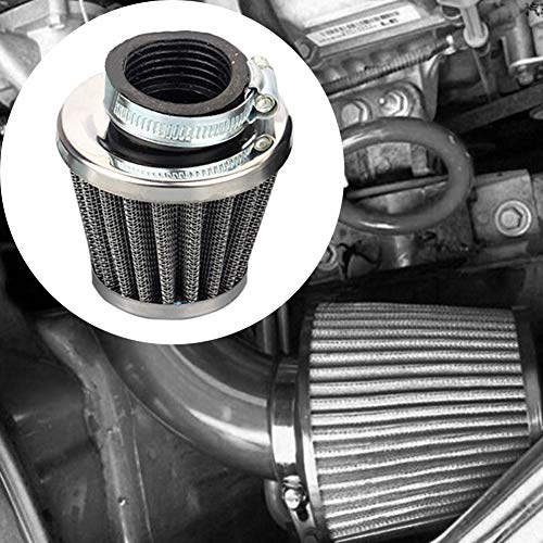 Filtre à air en maille pour moto - 45 mm - Pour motocyclette, scooter, ATV Go Kart - Prolonge la durée de vie du moteur (45 mm) - Image 3