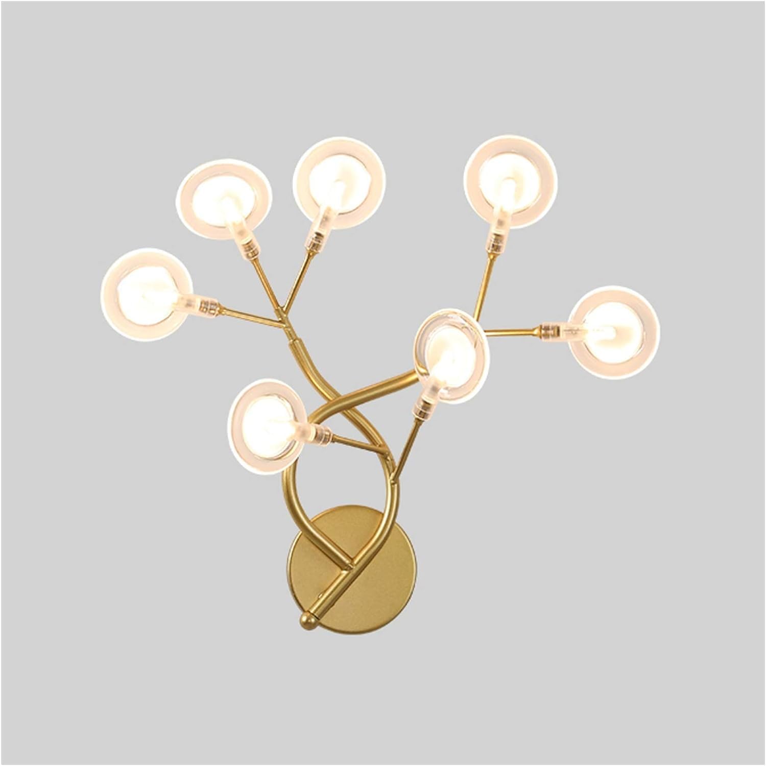 Olskfuh Gold A Wall Lamps Compatible With Living Room - Firefly Wall Lamp Modern Stylish Wall Lamp Light Bedroom Bedside Lamp Wall Sconce Lamp Compatible With Living Room Dining Aisle L,