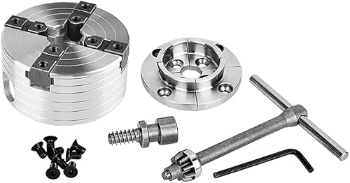 NAGU Juego de mandíbula Cole de 10 pulgadas para portabrocas Nova, paquete de accesorios de mandíbula de 1 pulgada x 8 tpi con kit de pulidor de