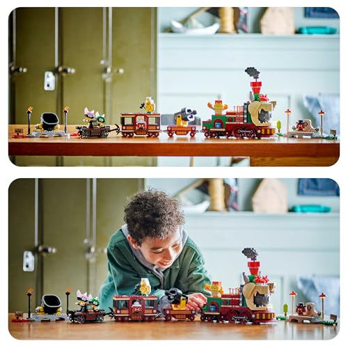 Image of LEGO Super Mario Bowser Express - Interactive Toy Train with 2 Stations and 6 Characters including a Martelkoopa and 2 Goomba, Gift Idea for Gamers, Children and Girls from 9 Years and Up - 71437