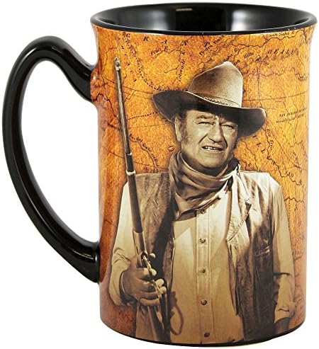 John Wayne The Duke Ceramic Mug Don't Say It's A Fine Morning Coffee Cup